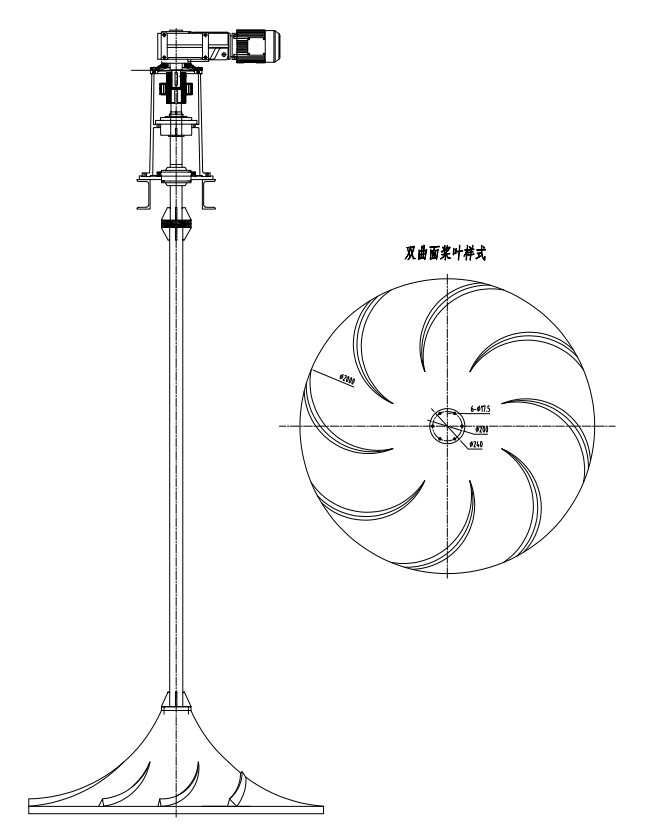 雙曲面斜齒輪蝸桿減速電機 雙曲面斜齒輪蝸桿減速電機